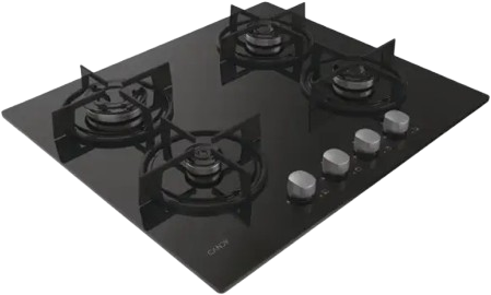PLAQUE 4F EN VERRE NOIR CANDY