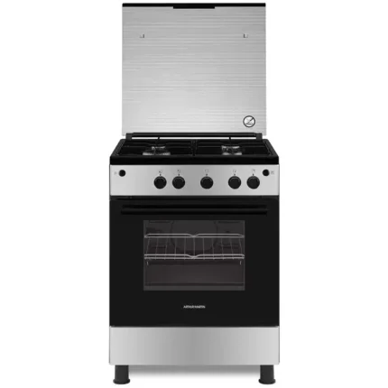 CUISINIERE 60CM 4F NOIR ARTHUR MARTIN