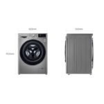 MACHINE A LAVER 8KG 1200T INOX WIFI LG