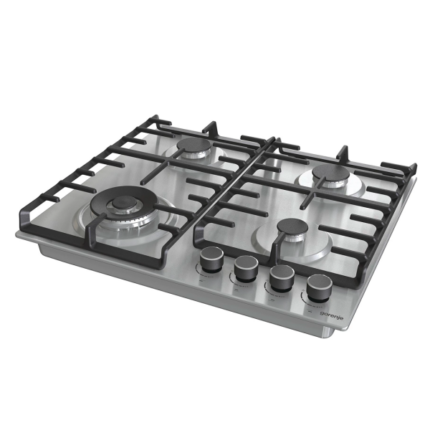 PLAQUE 4F INOX FONTE 60CM GORENJE